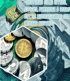 Cripto moedas vitreo